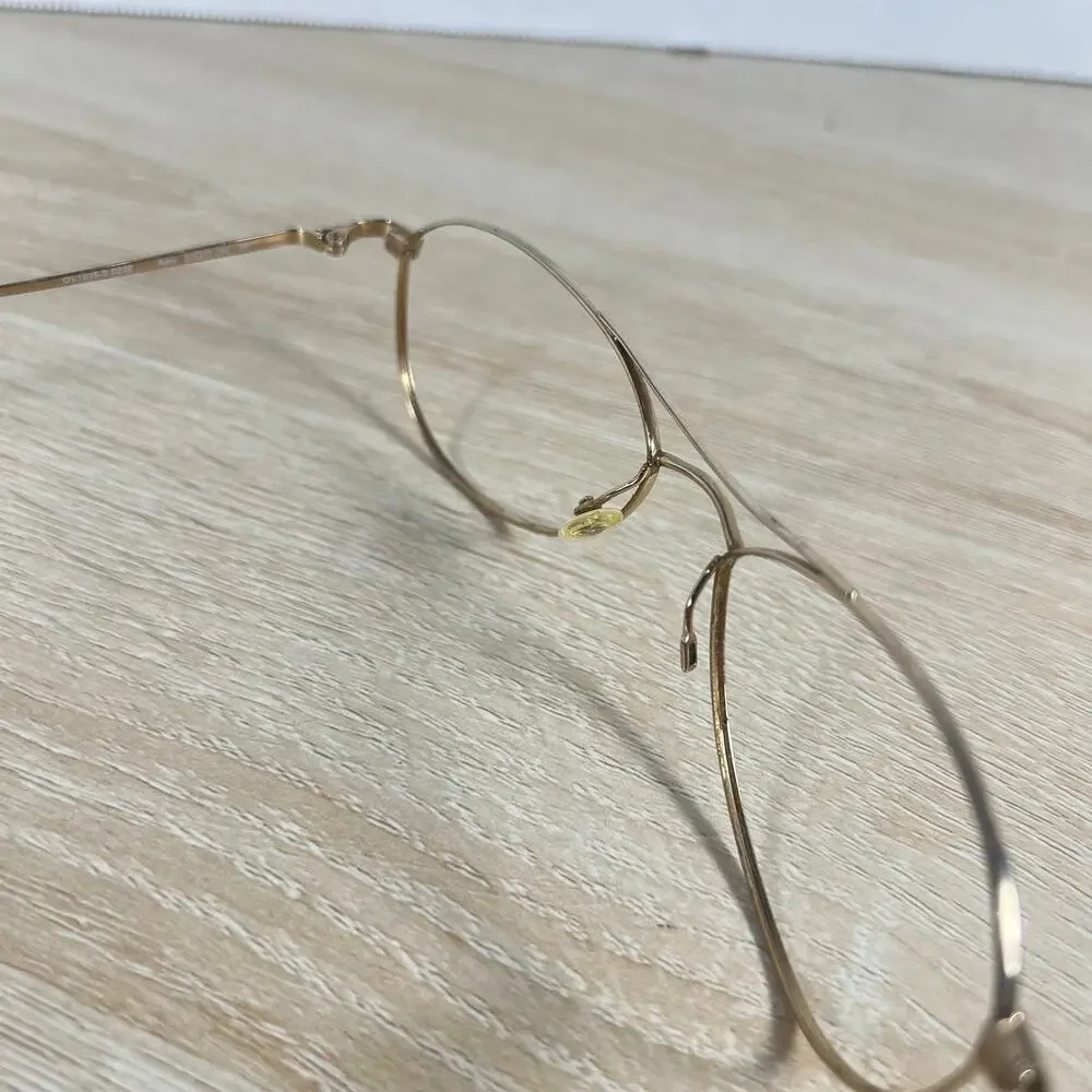 Oliver Peoples OV1005-S 0229 Aero VFX Sunglasses FRAMES ONLY Gold 57-17-140